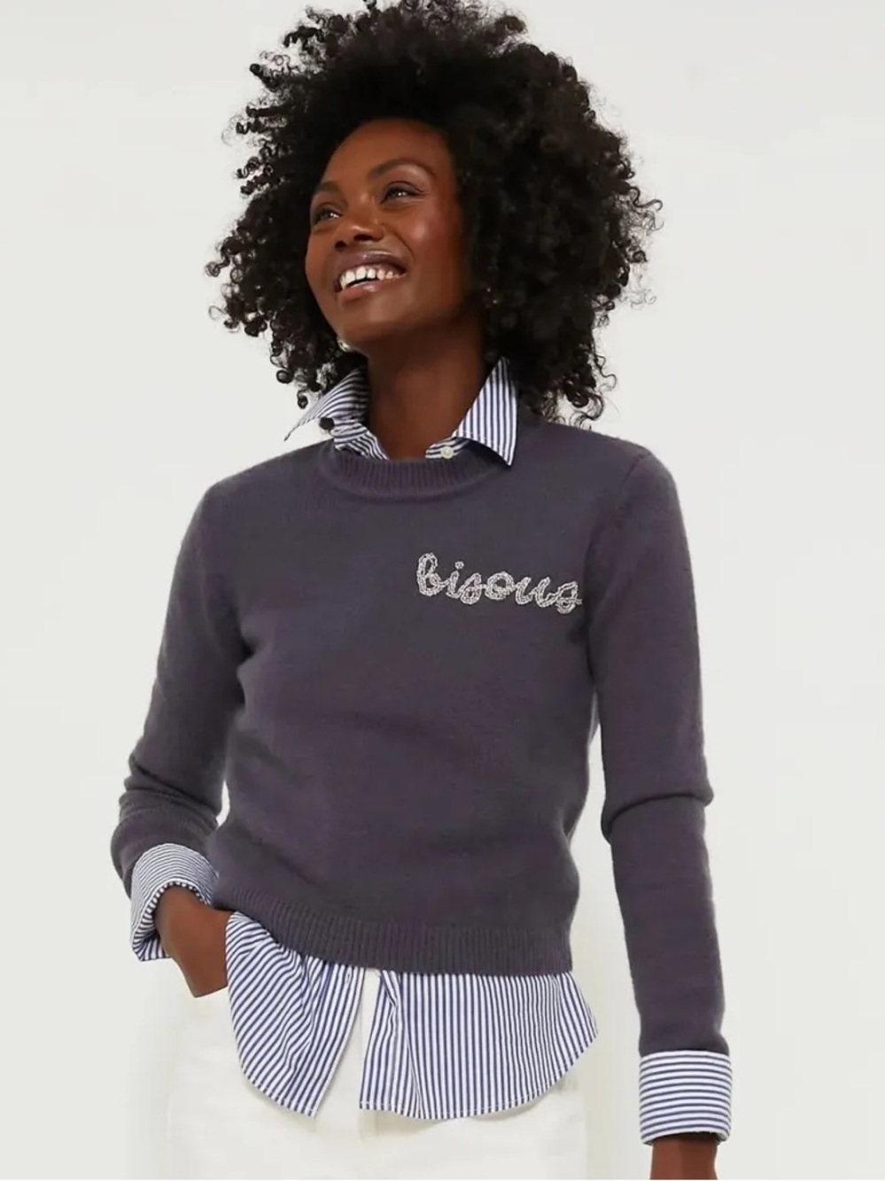 Hyacinth House Bisous Sweater